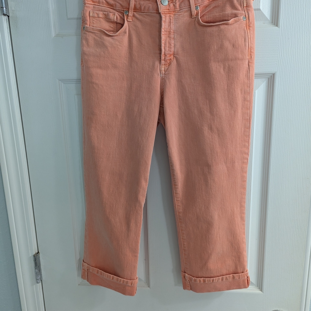 NYDJ Orange Capri Jeans Slim Fit